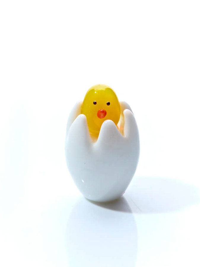 Glass Chick In Egg – thoughtful gifts and beautiful finds from C&K, an independent lifestyle store in Settle.