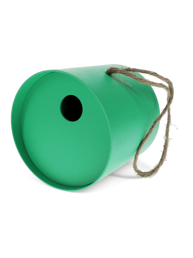 Round Bamboo Fibre Birdhouse - Green – thoughtful gifts and beautiful finds from C&K, an independent lifestyle store in Settle.