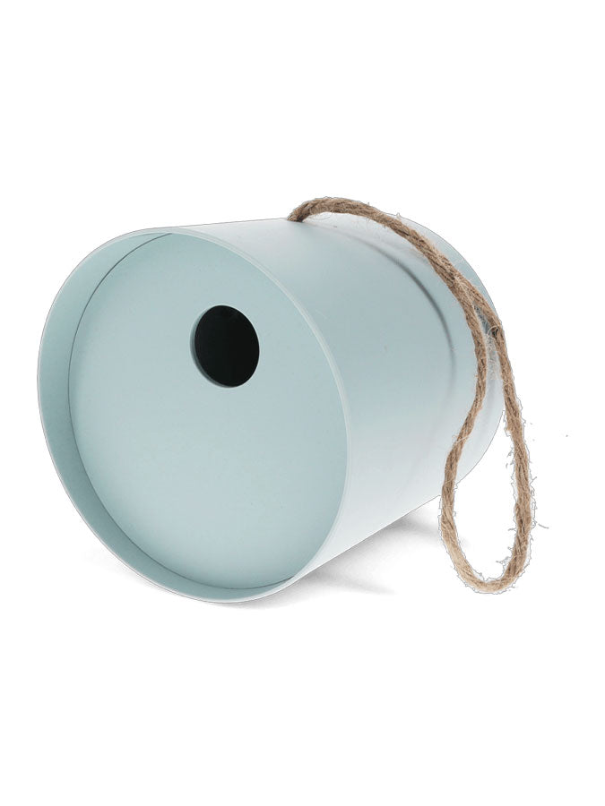 Round Bamboo Fibre Birdhouse - Pale Blue – thoughtful gifts and beautiful finds from C&K, an independent lifestyle store in Settle.