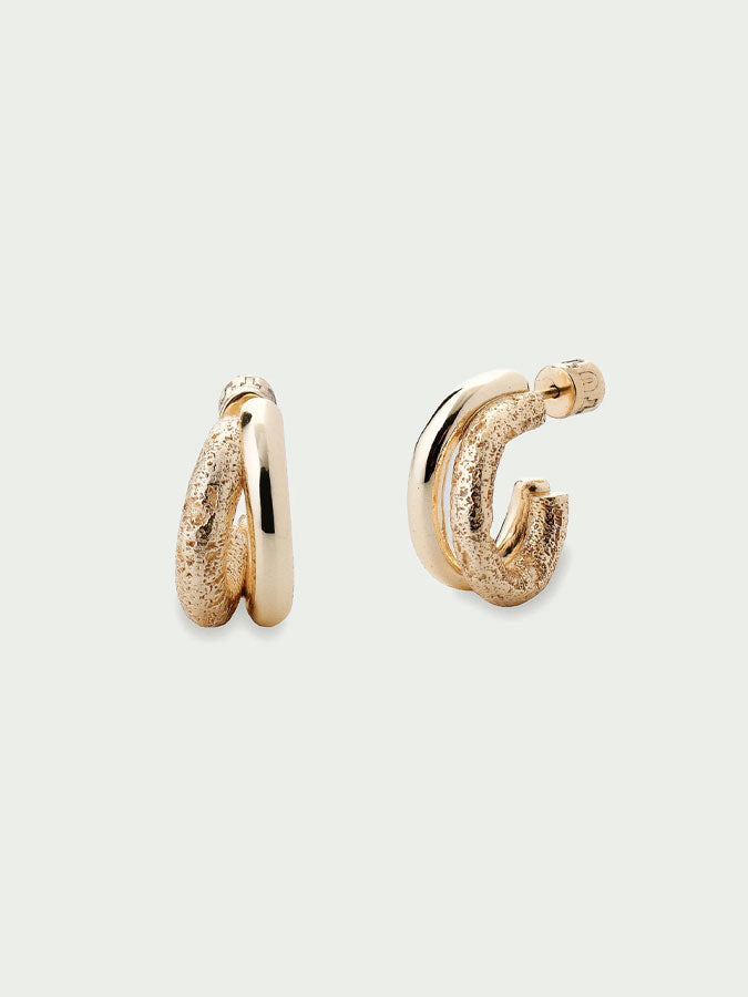 Mirage Earrings Large - Gold – stylish accessories from C&K, an independent lifestyle store in Settle, North Yorkshire.