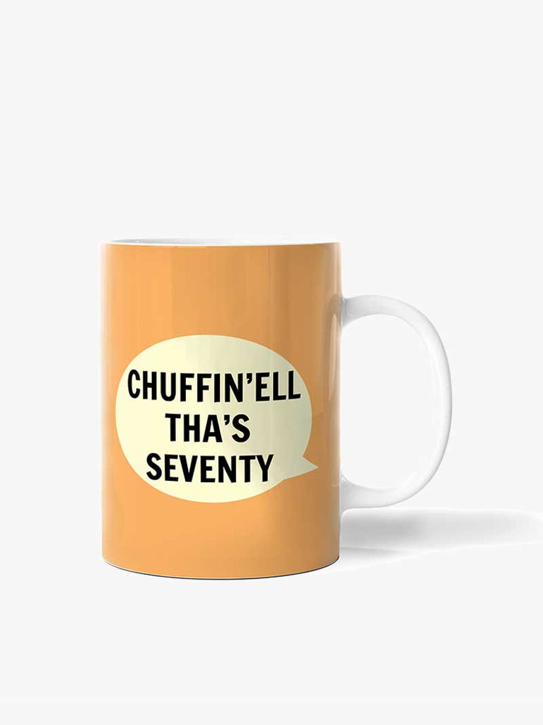 Chuffin’Ell Tha’s 70 Mug – thoughtful gifts and beautiful finds from C&K, an independent lifestyle store in Settle.